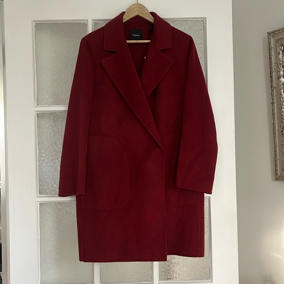 Theory red NWT
Ruby red jacket car coat wool.light weight. Transitional - Picture 6 of 6